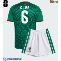 Fotballdrakt Barn Mexico Erik Lira #6 Hjemmedraktsett VM 2026 Kortermet (+ Korte bukser)